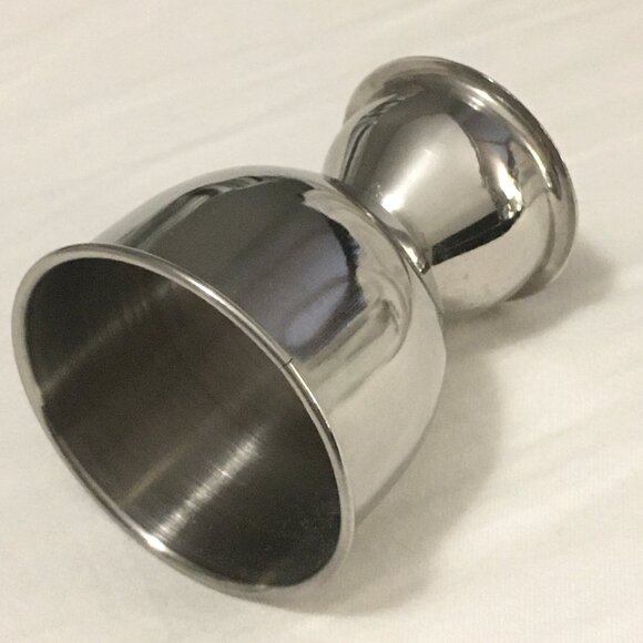 Handmade Felted Wool Rabbit Egg Cozy with Metal Egg Cup - Picture 6 of 13